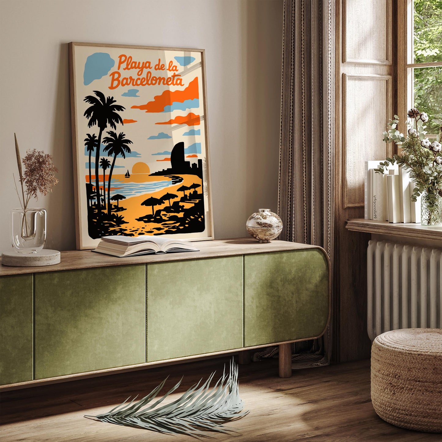 Playa de la Barceloneta Poster