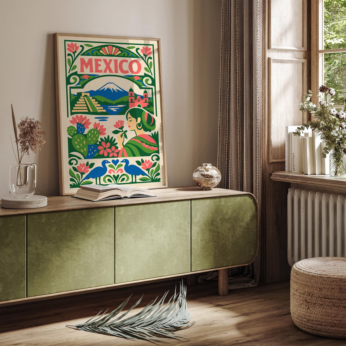 Mexico Colorful Travel Poster