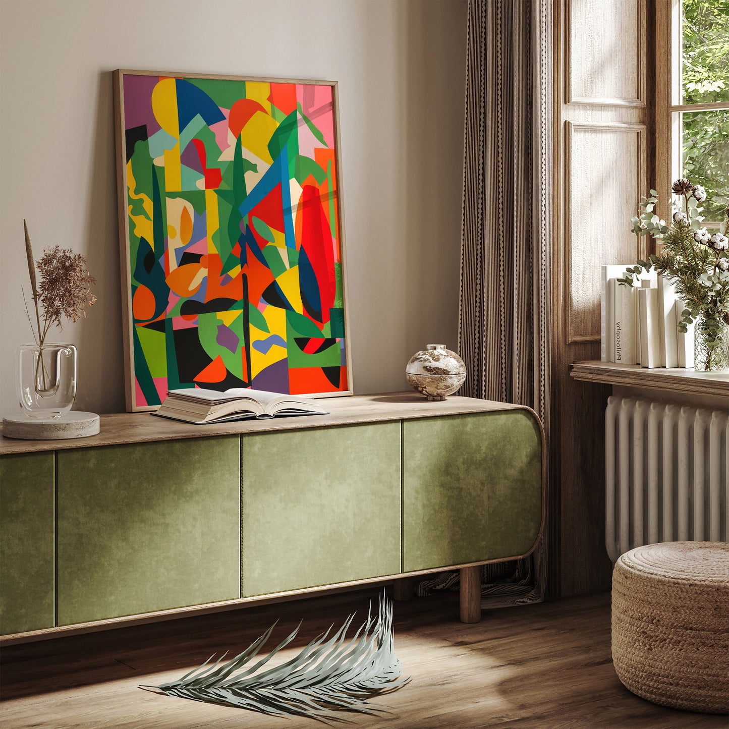 Mid-Century Abstract Still Life Wall Art