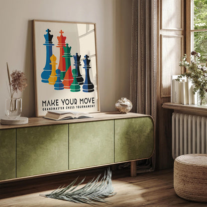 Chess Poster Print – Make Your Move Wall Art