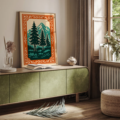 American Nature Landscape Art Print