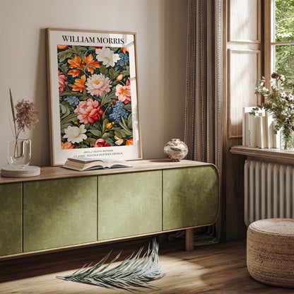 Botanic Beauty: William Morris Floral Deco Poster