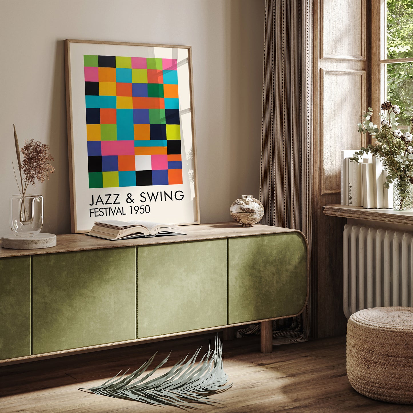 Jazz & Swing Festival Music Poster