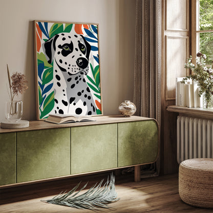 Dalmatian Dog Art Print Kids Room Wall Art