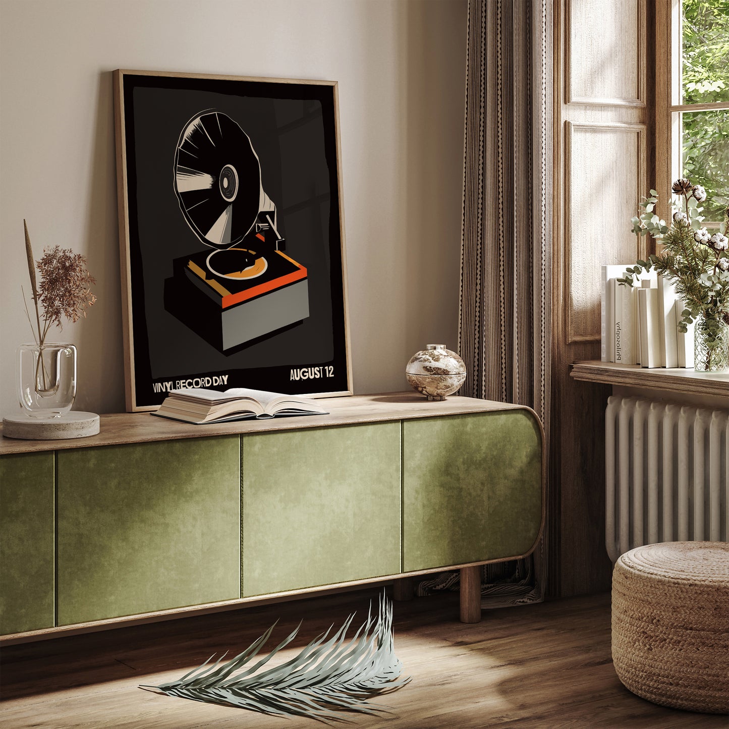 Vinyl Record Day - Gramophone Black Poster