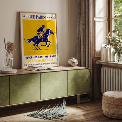 French Horseracing Poster