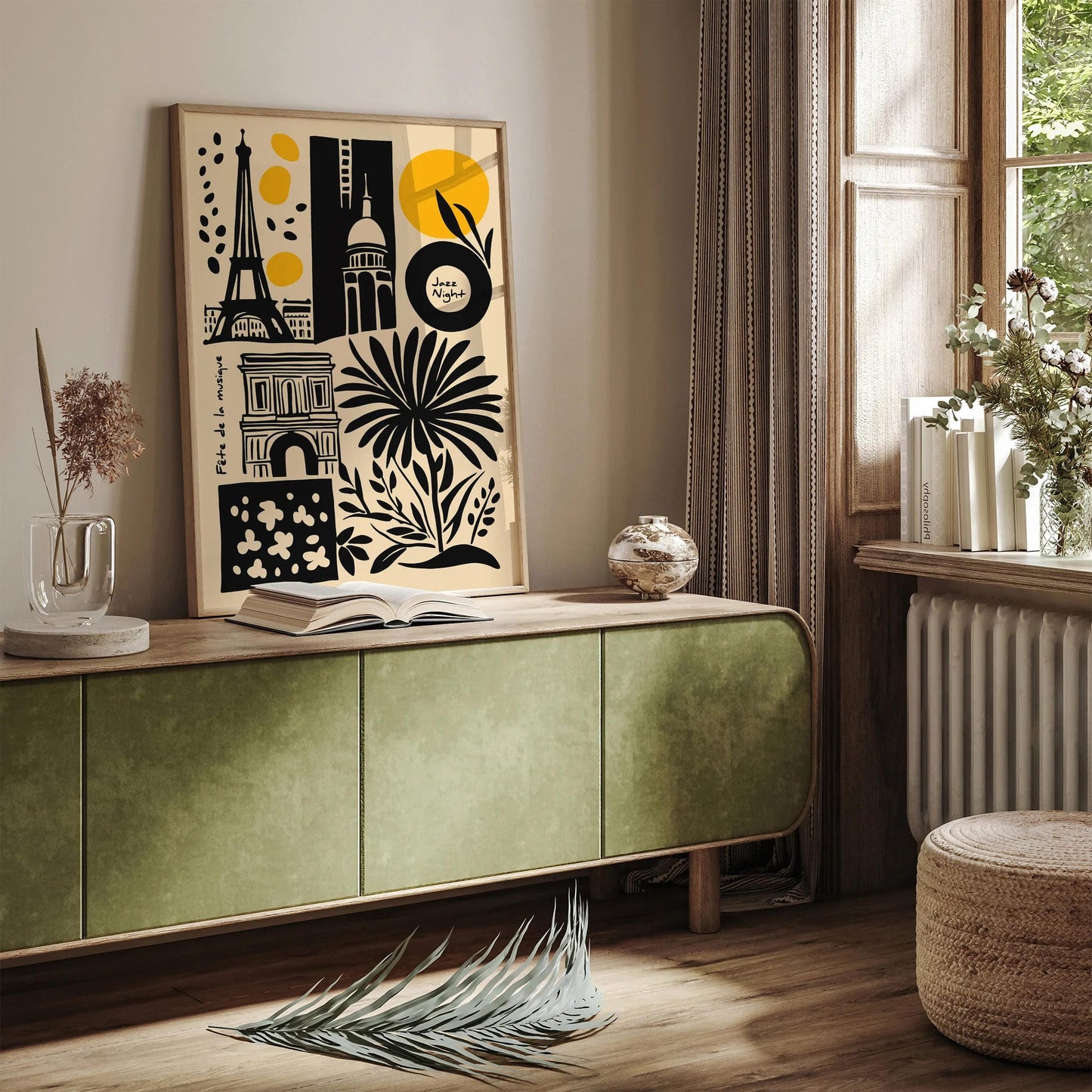 Jazz Night in Paris – Retro Travel Art Print