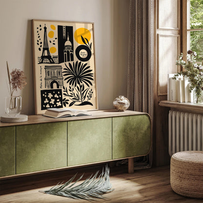 Jazz Night in Paris – Retro Travel Art Print