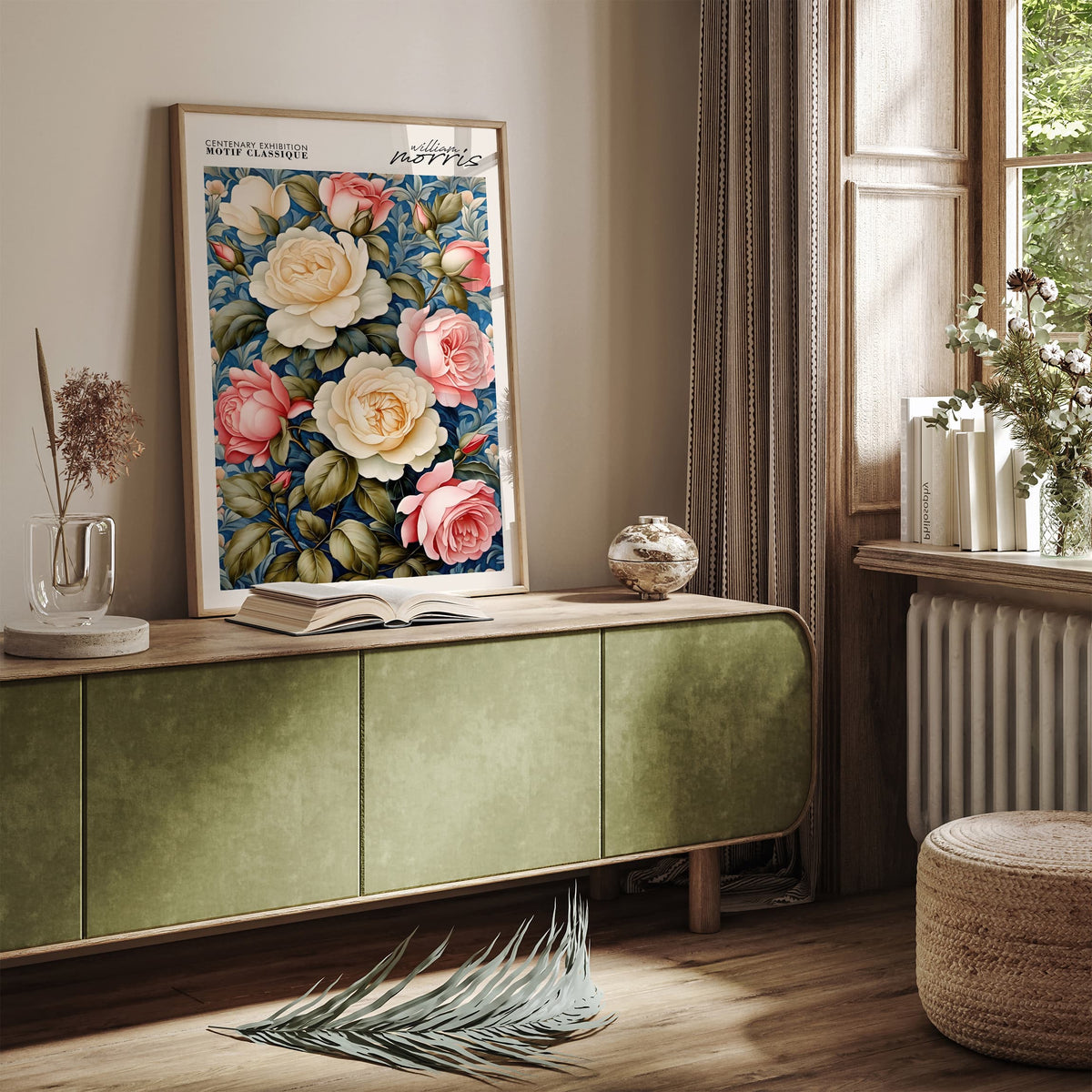 Elegant Classic Roses Wall Art