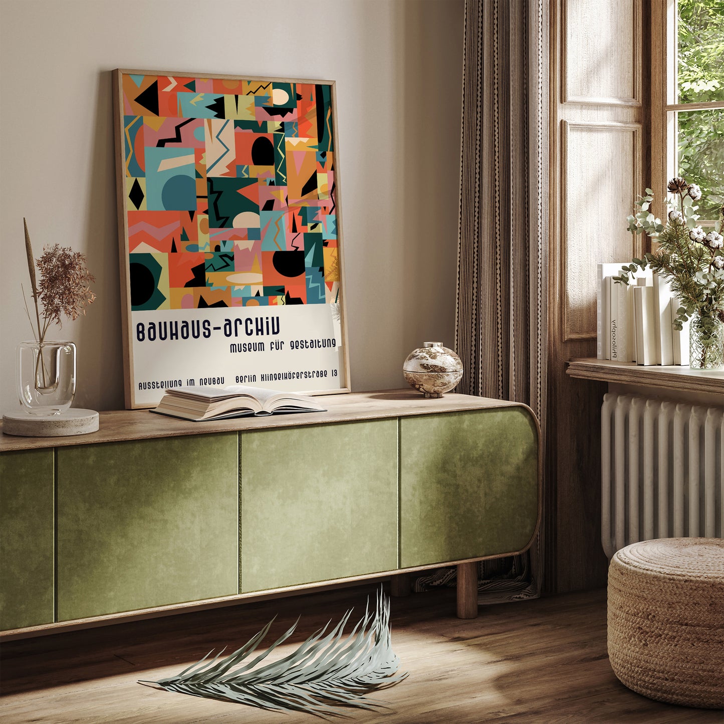 Bauhaus Archiv Retro Exhibition Art Print