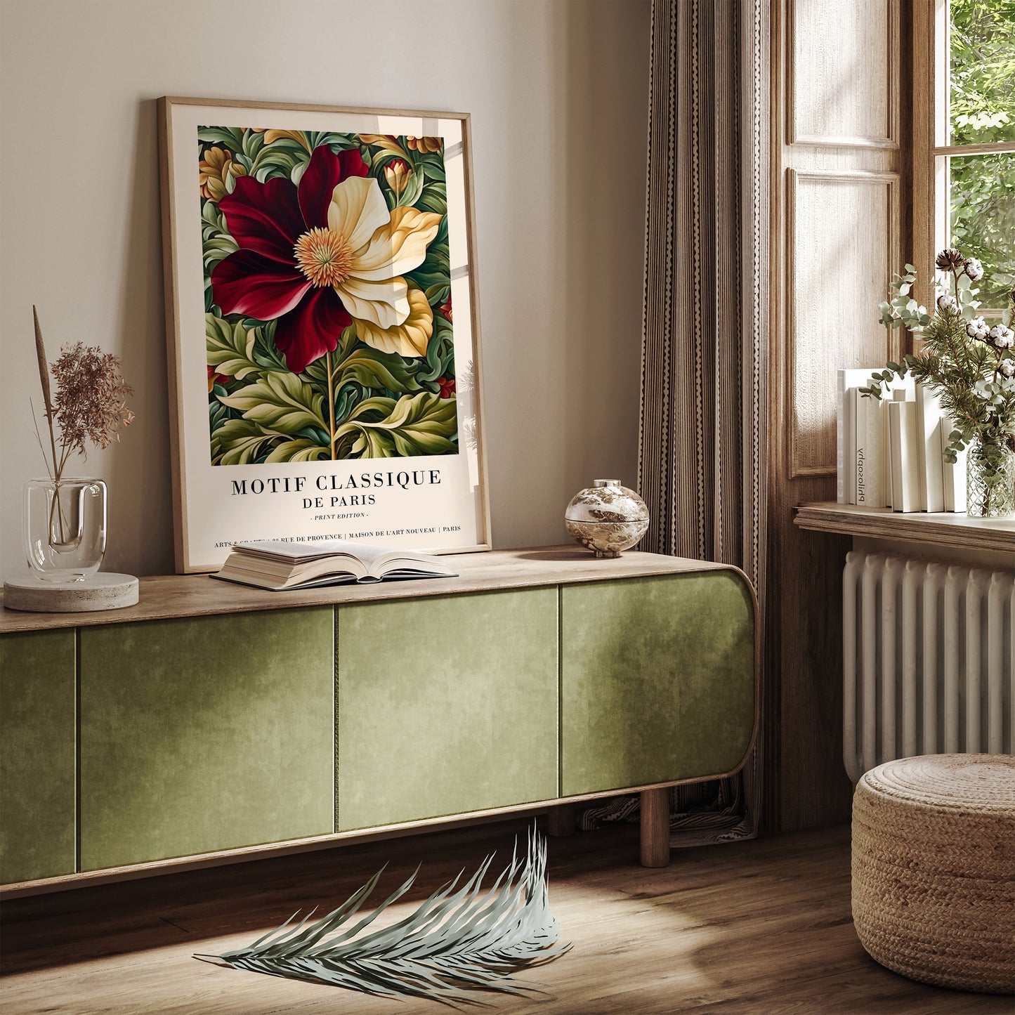 Classic Motif Beauty: Elegant Poster Collection