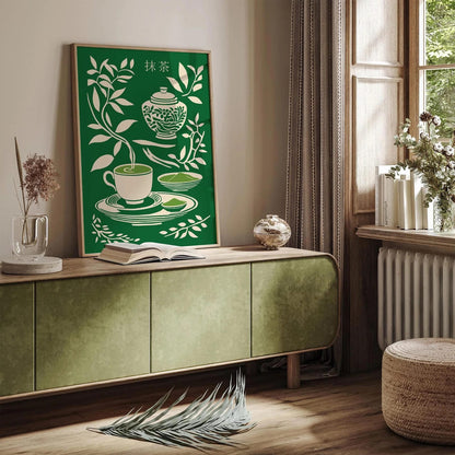 Matcha Japanese Tea Green Poster