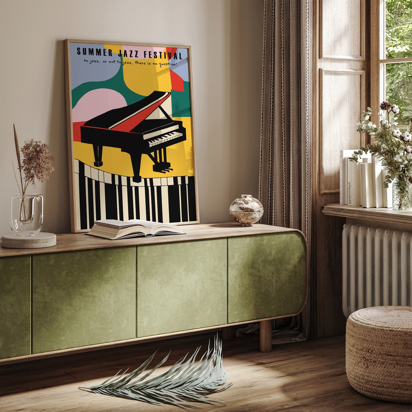 Summer Jazz Festival Music Poster