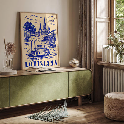 Louisiana Travel Poster