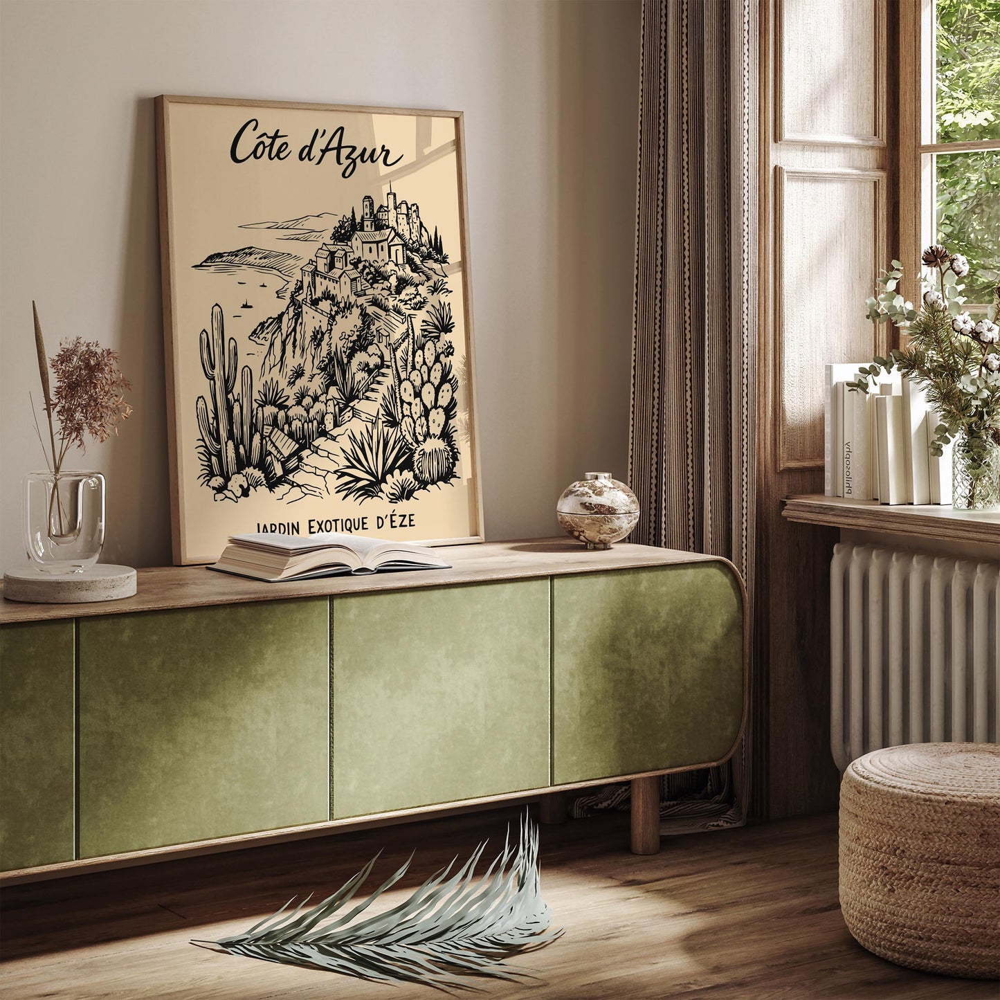 Côte d’Azur Jardin Exotique d’Eze Poster