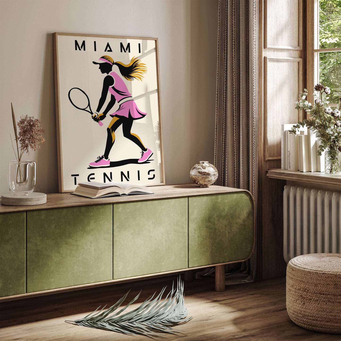 Mami Tennis Game Wall Art