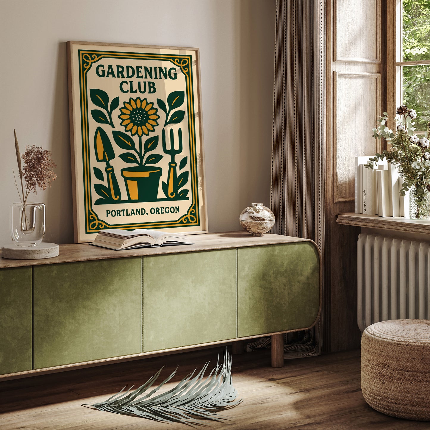 Gardening Club - Portland Oregon Poster