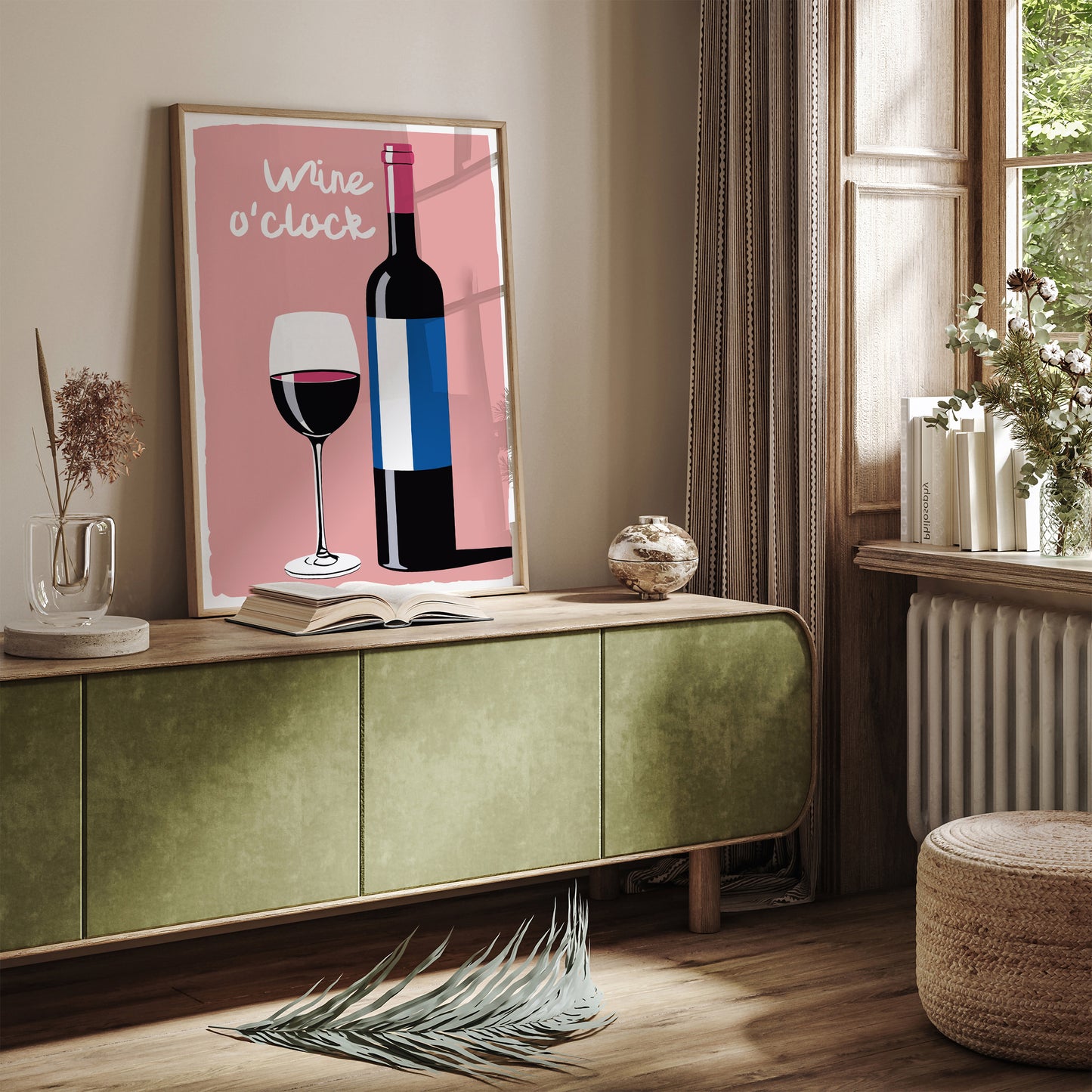 Wine o'clock Poster