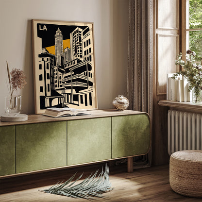 Los Angeles Modern Architecture Poster