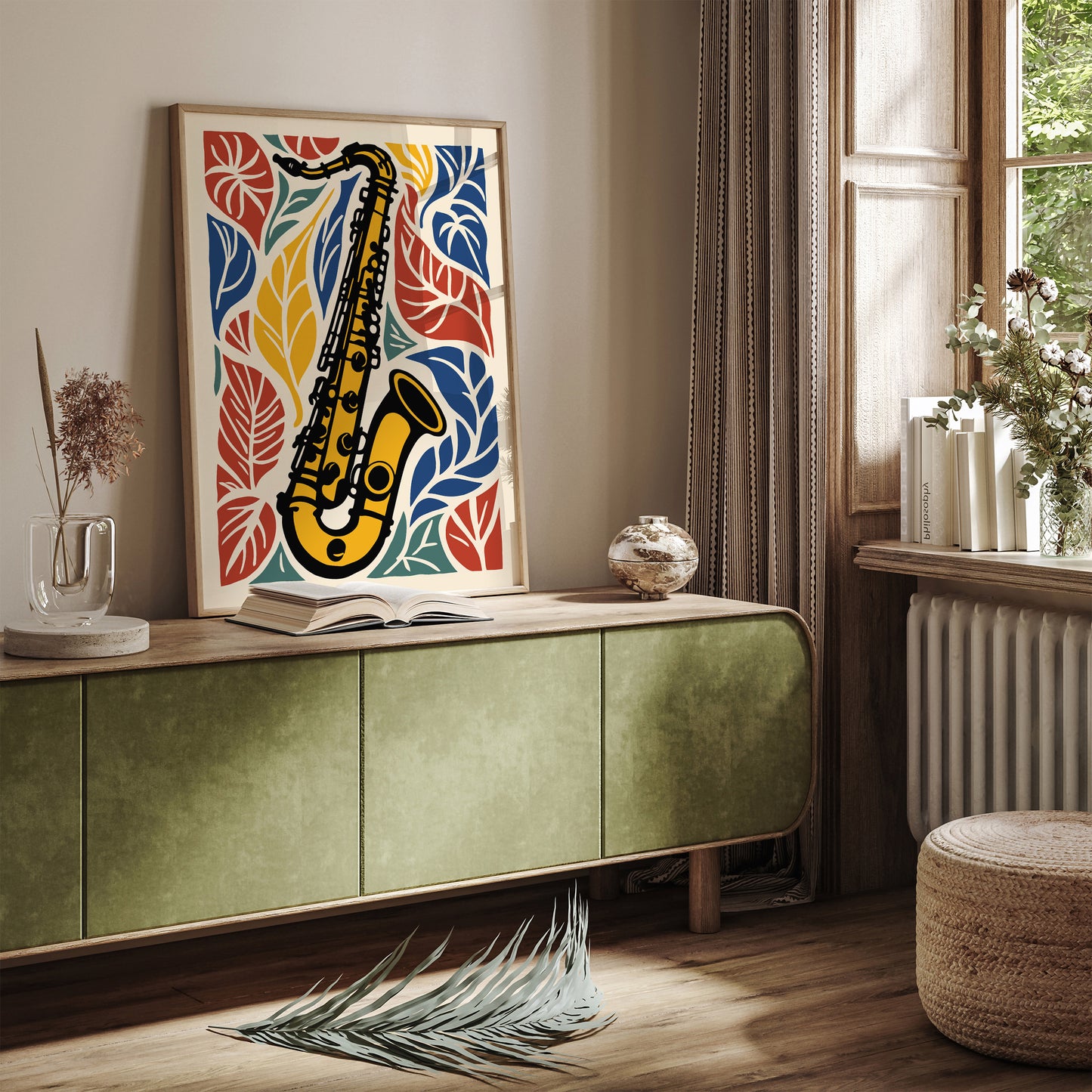 Saxophone Music Art Print