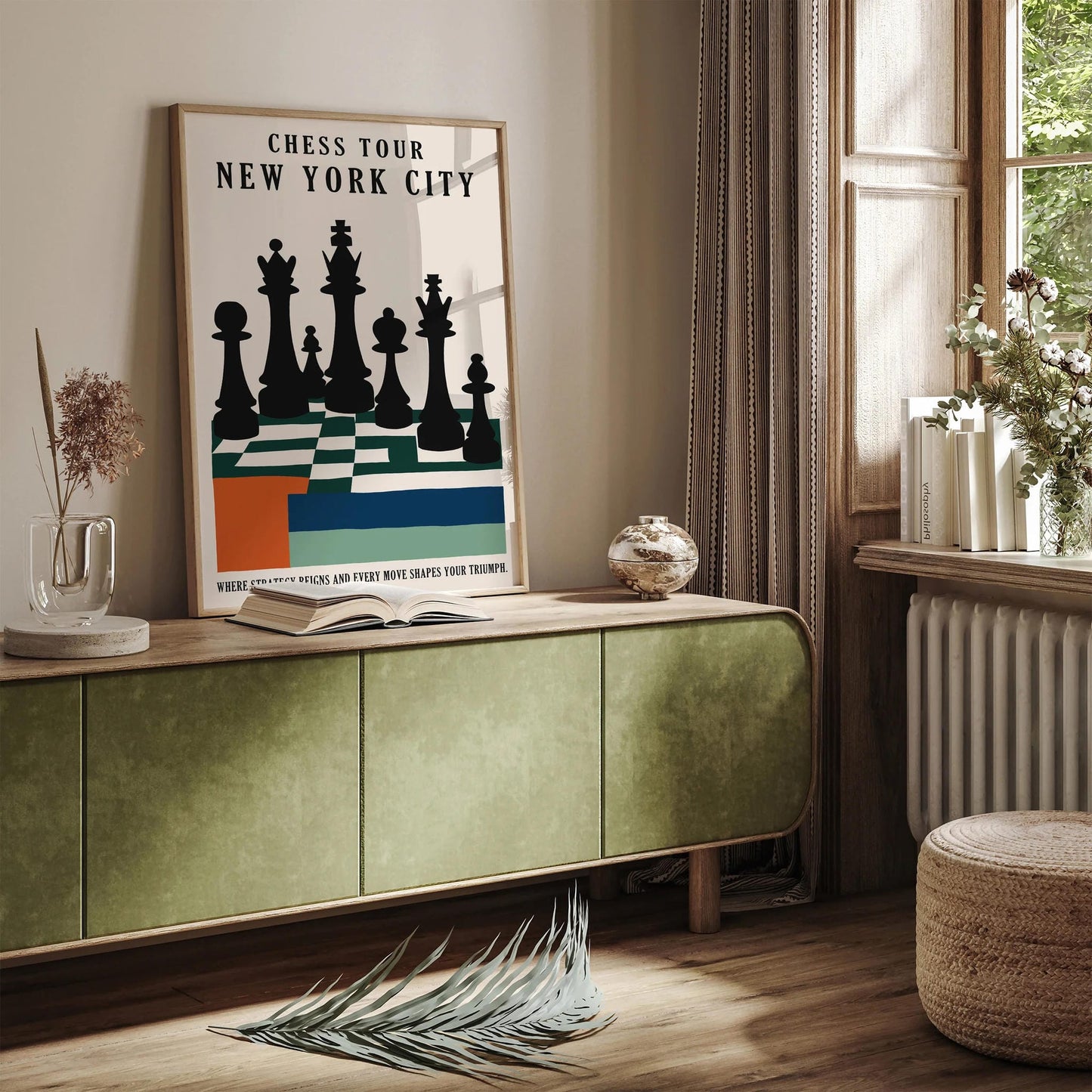 Chess Tour New York City Poster