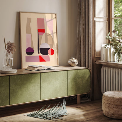 Abstract Still Life Illustrated Poster