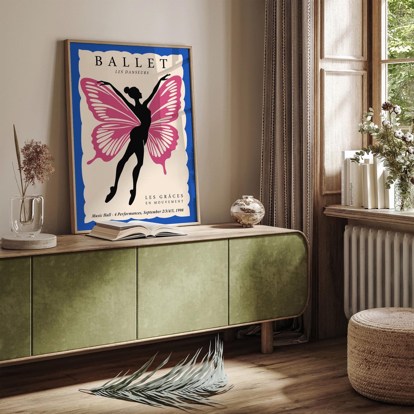 Ballet Butterfly Art Print 2025