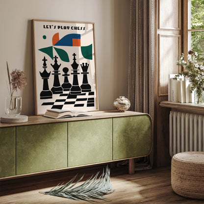 Let's Play Chess Poster