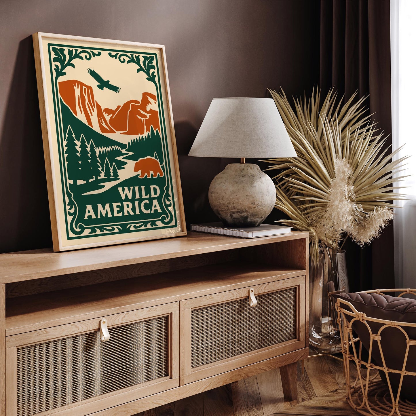 Wild America Wanderlust Nature Wall Art Print