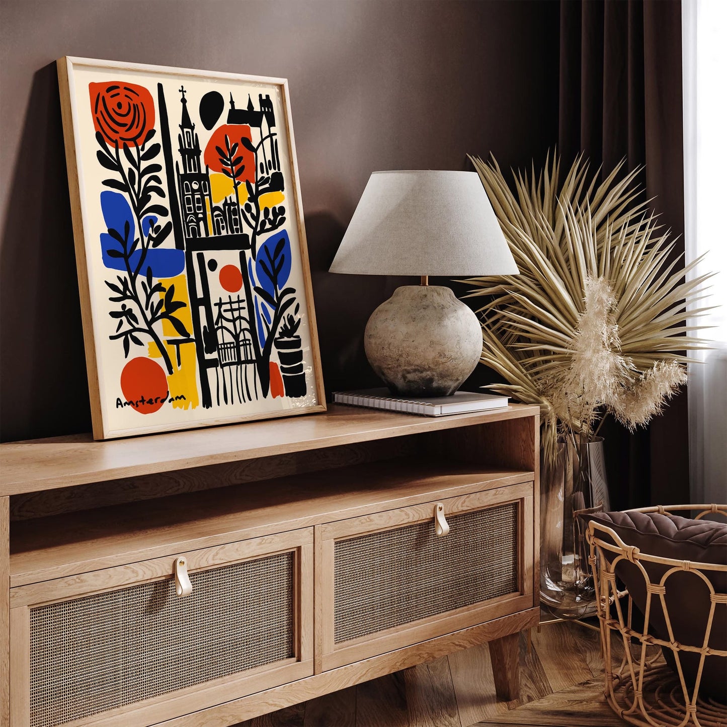 Amsterdam Travel Poster