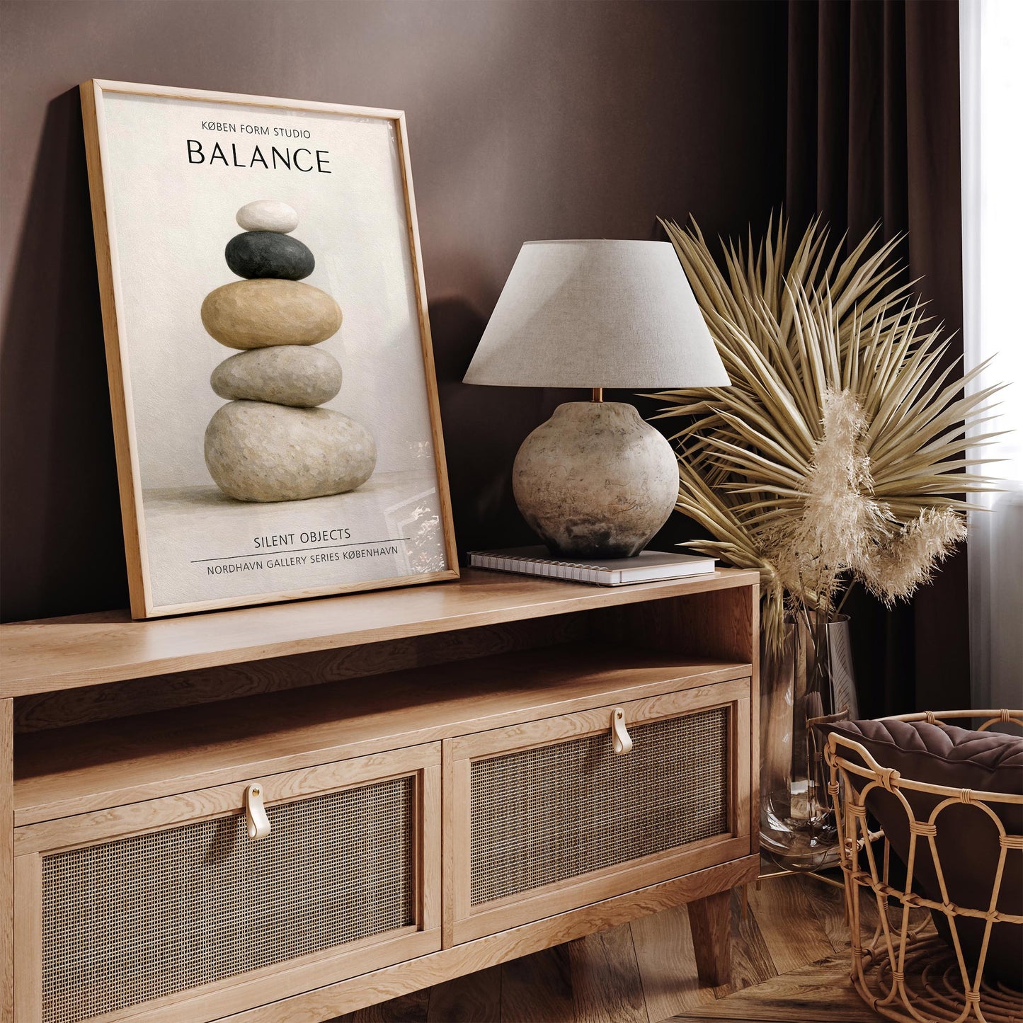 Balance Nordic Design Poster