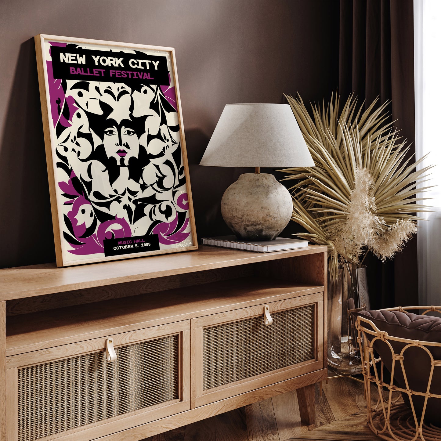 NYC Ballet Festival Retro Wall Art