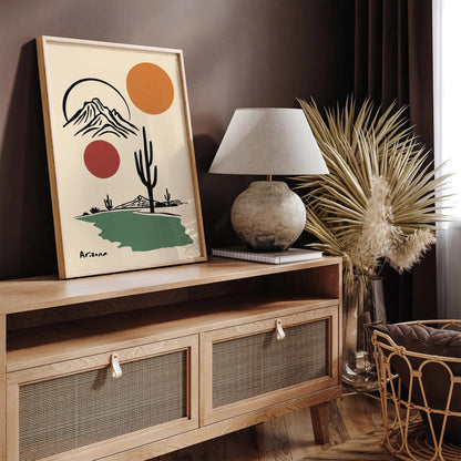 Arizona Minimalist Travel Poster