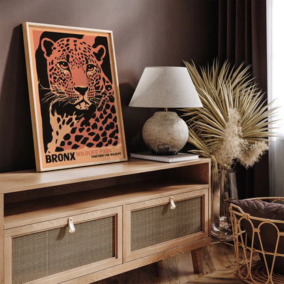 Bronx Wildlife Park Vintage Poster