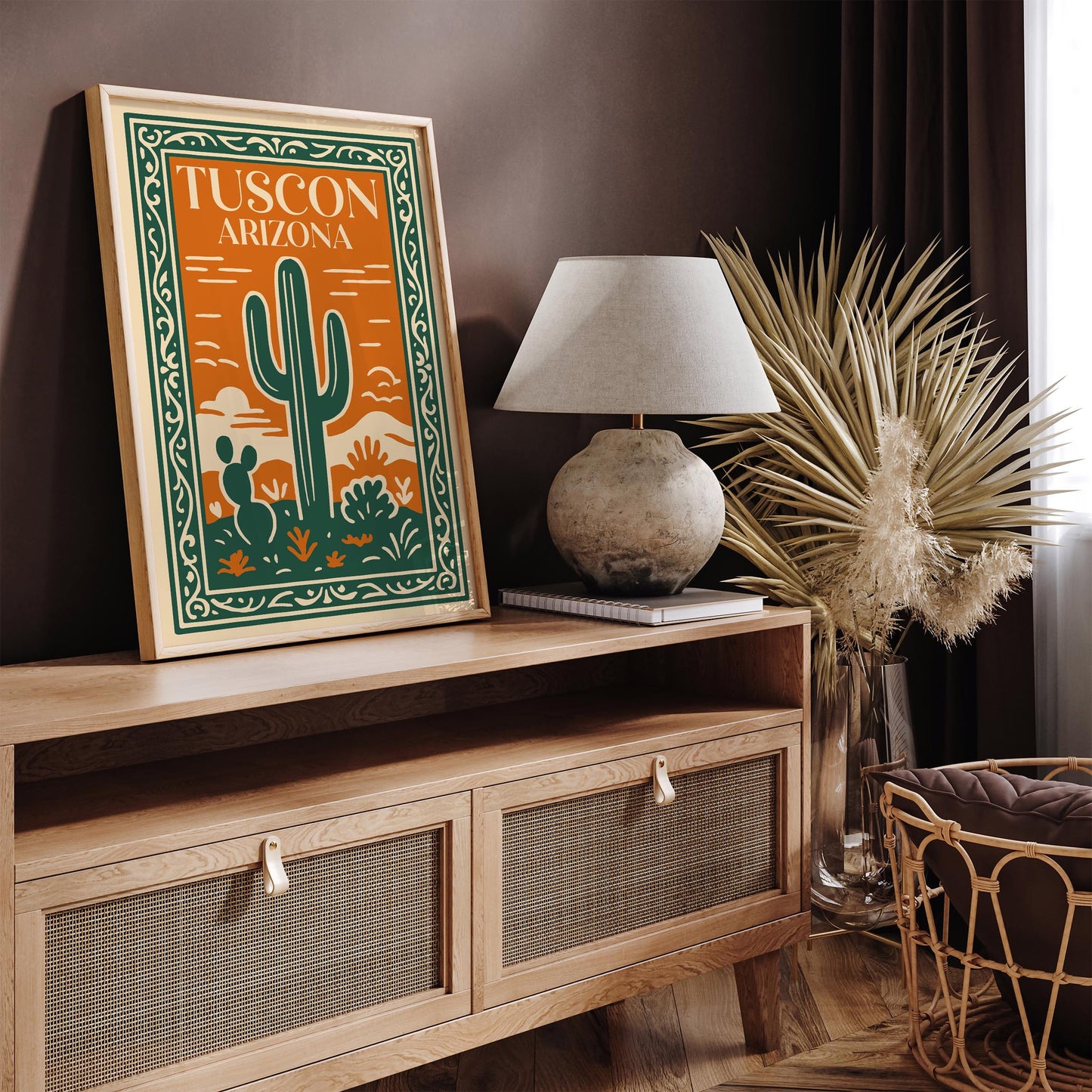 Tucson Arizona Cactus Poster