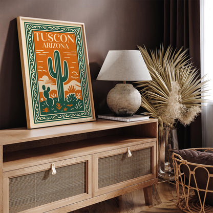Tucson Arizona Cactus Poster