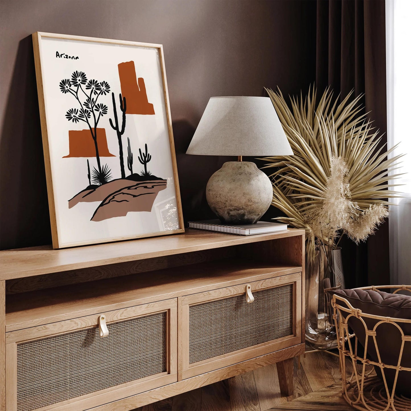 Arizona Modern Minimalist Art Print