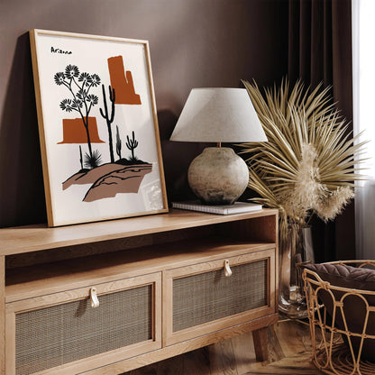 Arizona Modern Minimalist Art Print