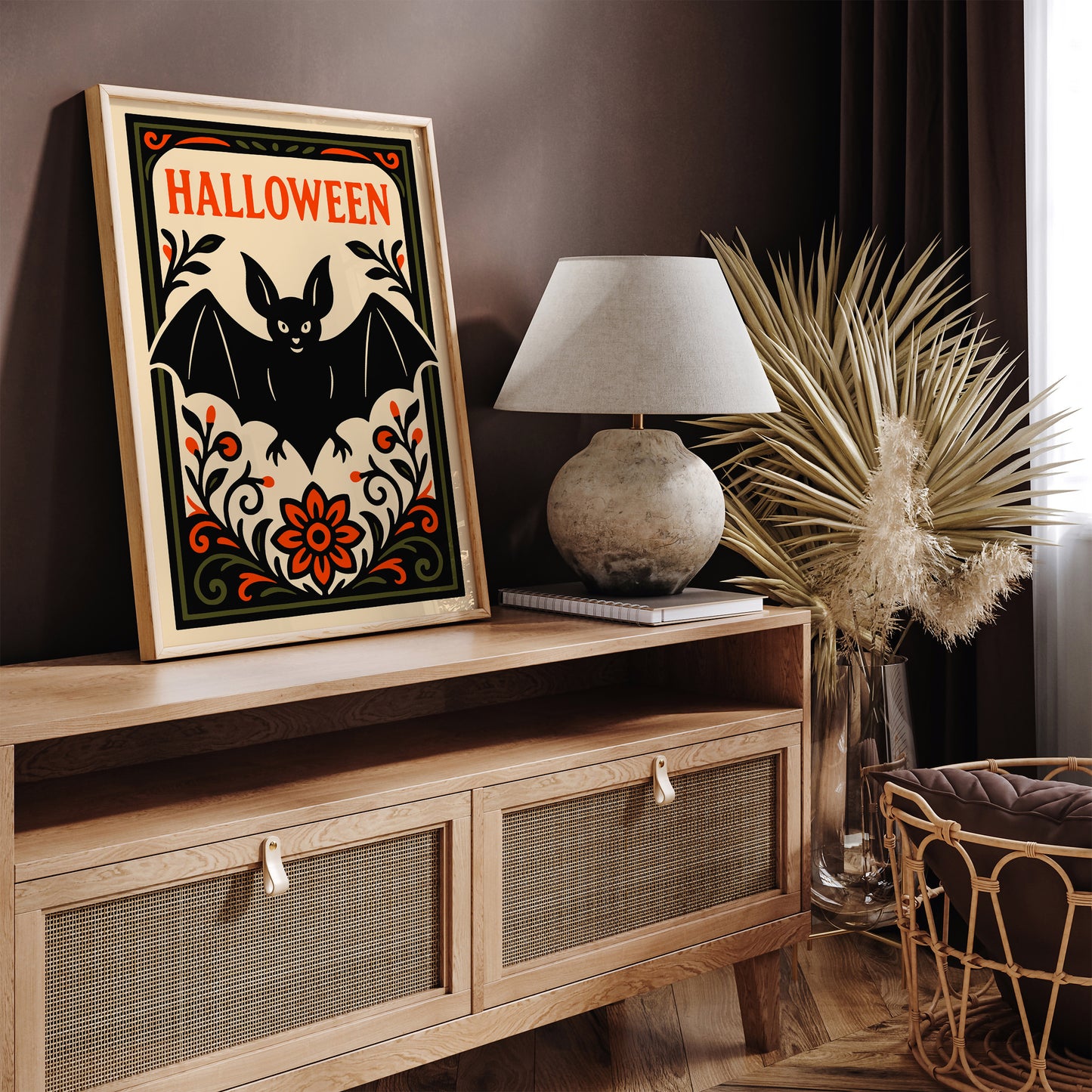 Halloween Bat Poster