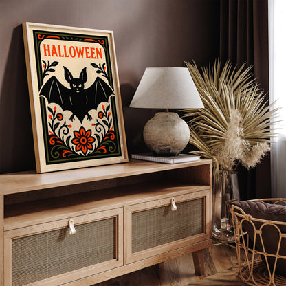 Halloween Bat Poster