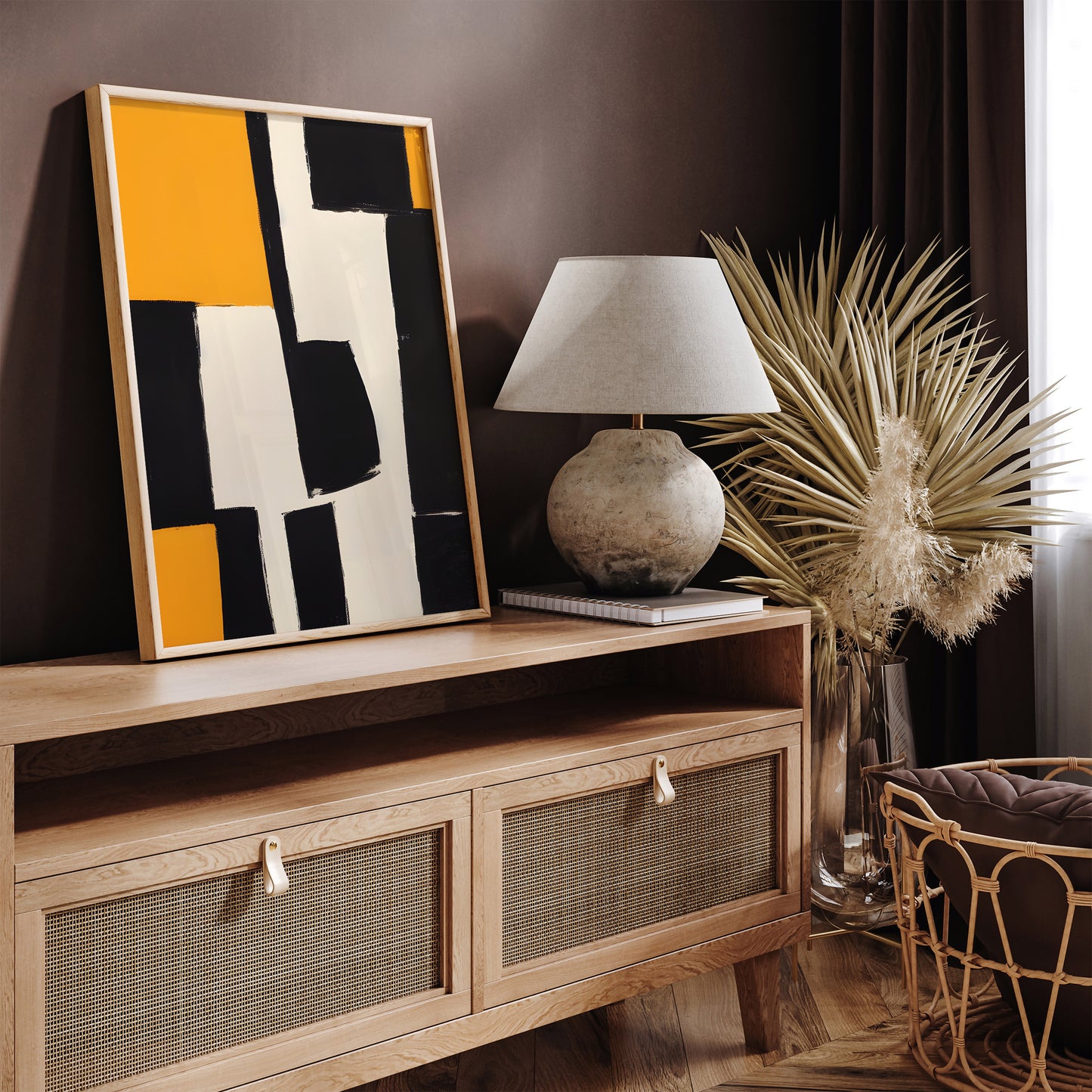 Mid-Century Abstract Wall Art