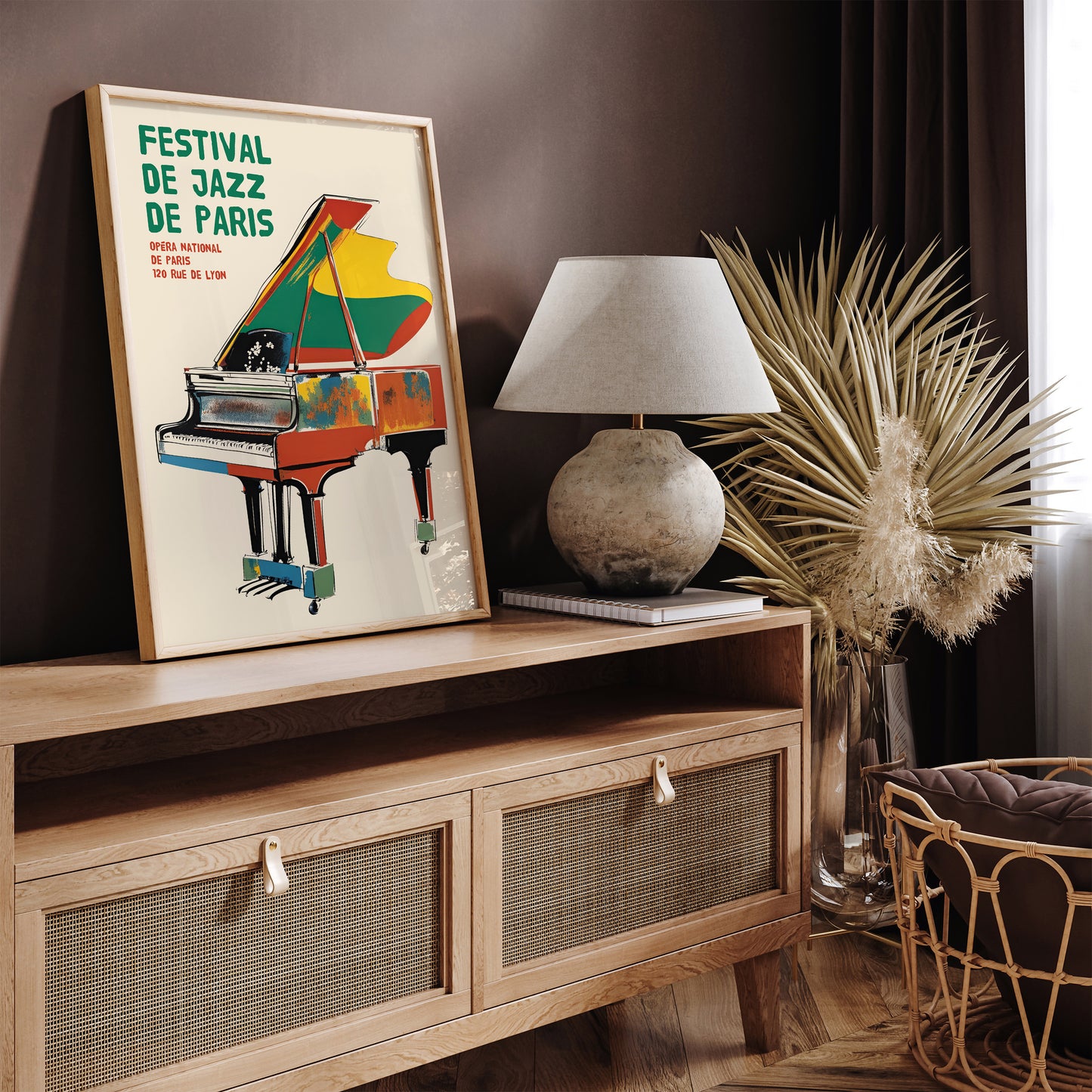 France Jazz Festival Vintage Poster