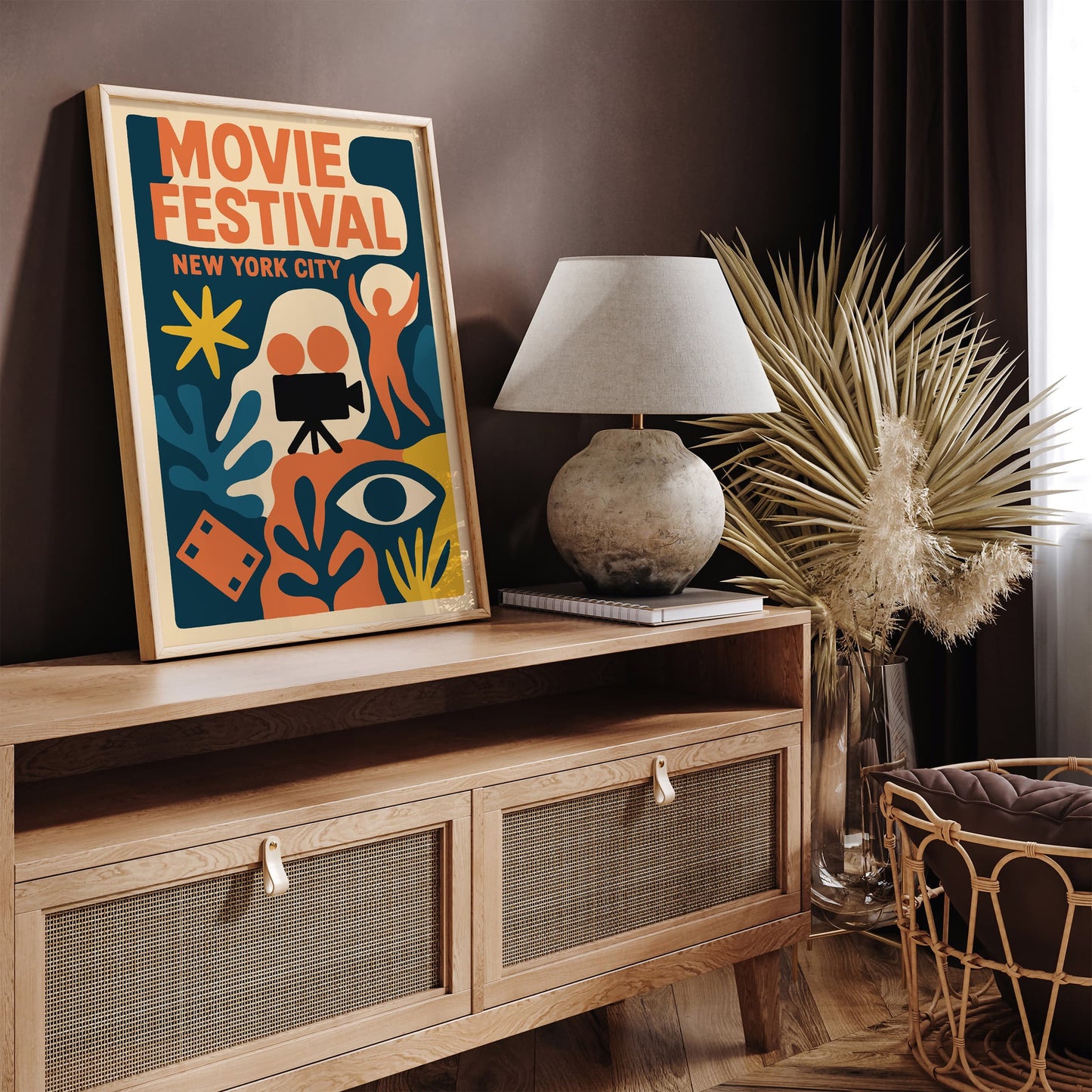 Movie Festival New York City Retro Poster