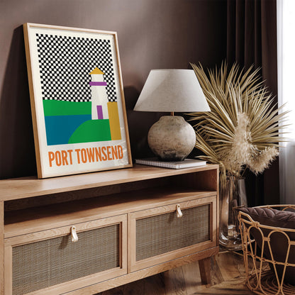 Port Townsend Poster - Mid Century Modern Wall Art