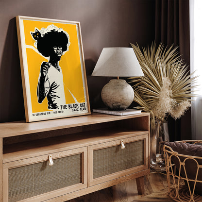 The Black Cat Jazz Club NYC Poster