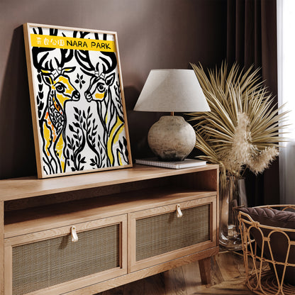 Nara Park - Japanese Deer Park Poster