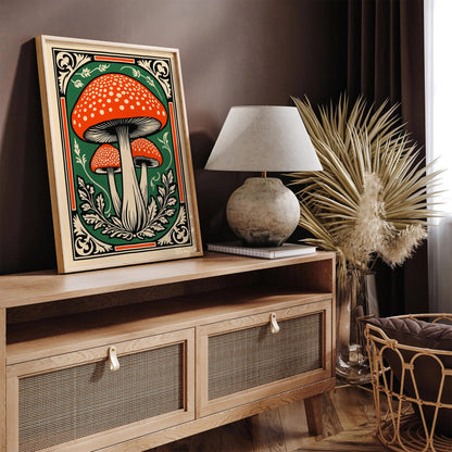 Whimsical Fungi Wall Art