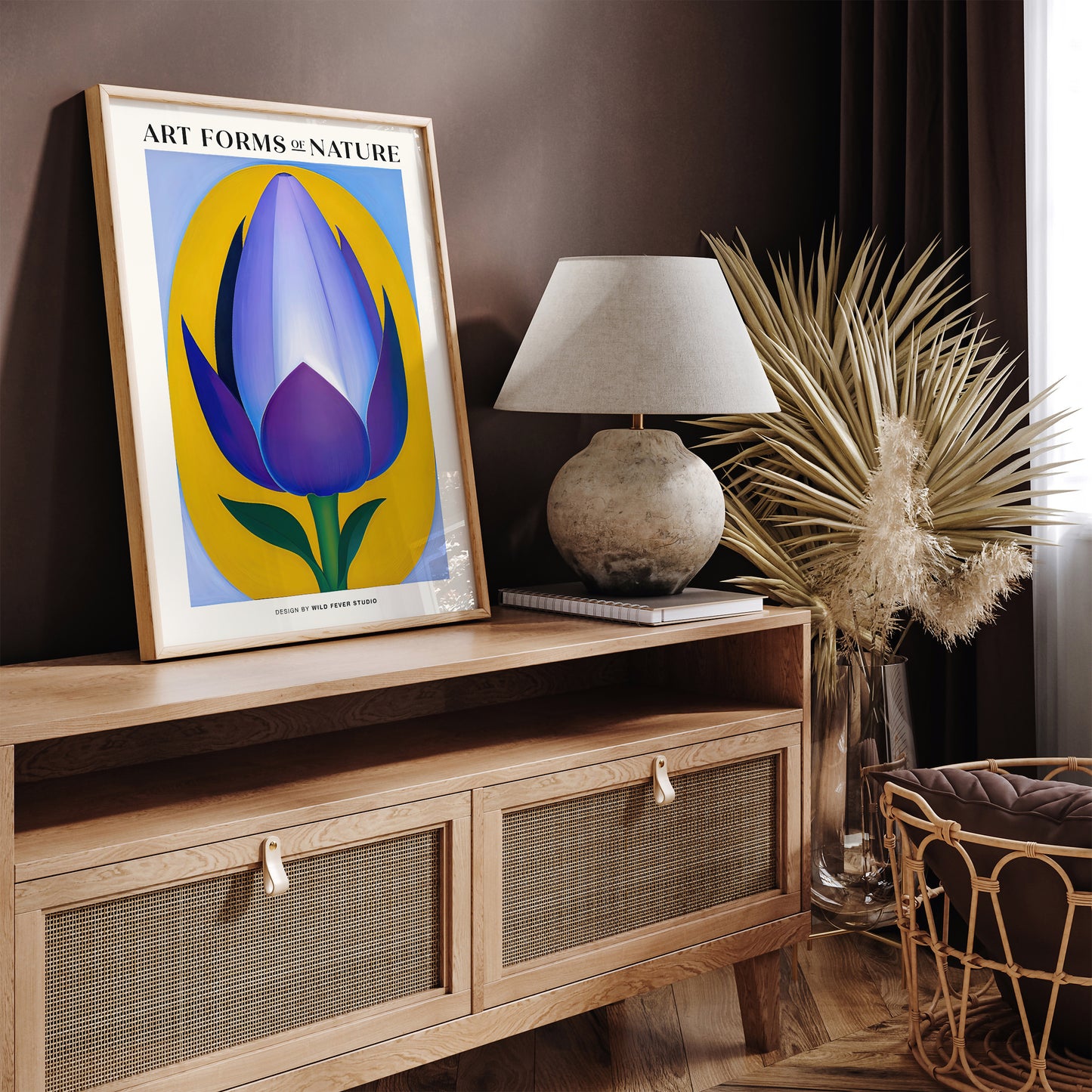 Artistic Artichoke Flower Art Print 2024