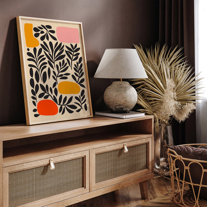 Mid Century Modern Aesthetic Art Print