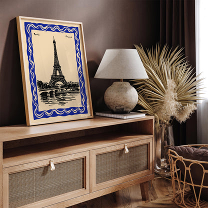 Paris France Poster - Eiffel Tower Wall Art 2026